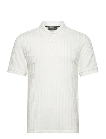 Twistedbbgonzales Polo T-Shirt Bruuns Bazaar White