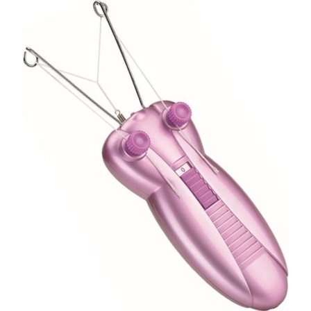 Elektrisk hårfjerner for ansikt og kropp - Rosa - Fjerner hår smertefritt - Tilbehør inkludert