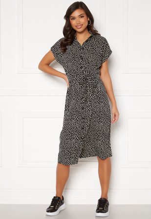 ONLY Hannover S/S Shirt Dress Black Klær