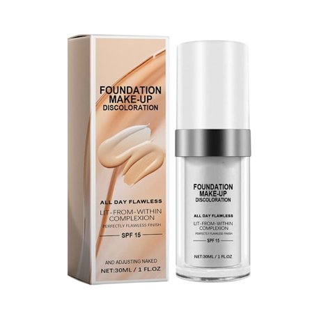 Färgskiftande Foundation Concealer Makeup Ändra Hudton