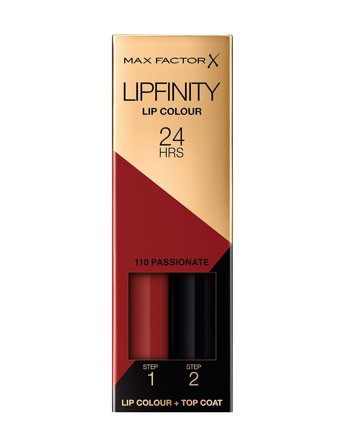 Max Factor Lipfinity 110 Passionate - Red - 4 ML
