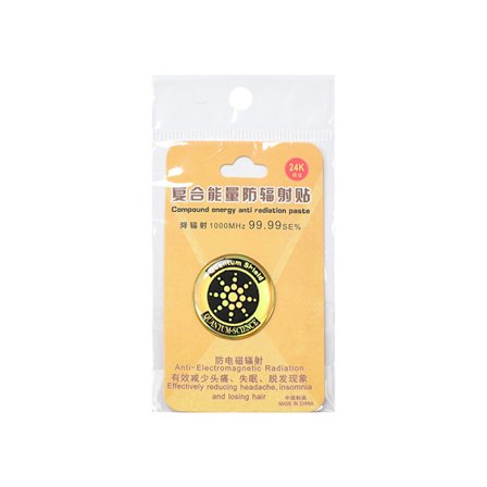 Round Quantum Shield Sticker Anti Strålskydd Mobile P