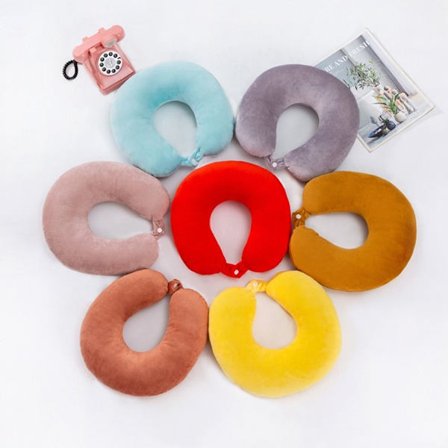 U-formet pude skum hukommelse pude luftpude hals