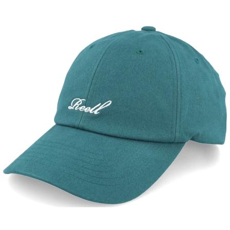 Reell - Grün unconstructed Cap - Single Script Cap Blue Steel Dad Cap / Unconstructed @ Hatstore