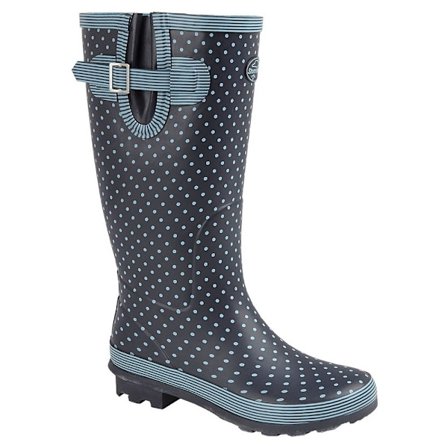 Stormwells Dam/Dam Polka Dot Wellington Boots 5 UK Pale B