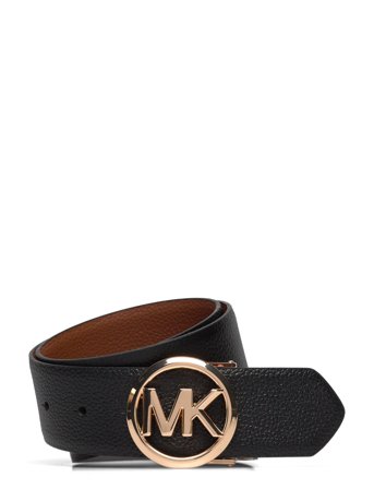 Michael Kors Accessories Reversible Pebble Belt - Black - S