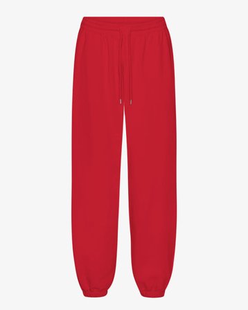 Organic Relaxed Sweatpants - Scarlet Red