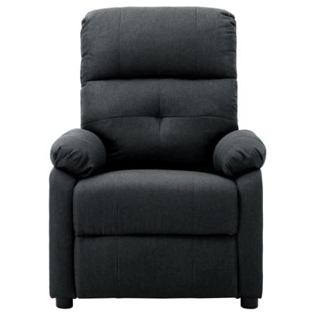 Vidaxl Elektrisk Massagefåtölj Mörkgrå Tyg Grå