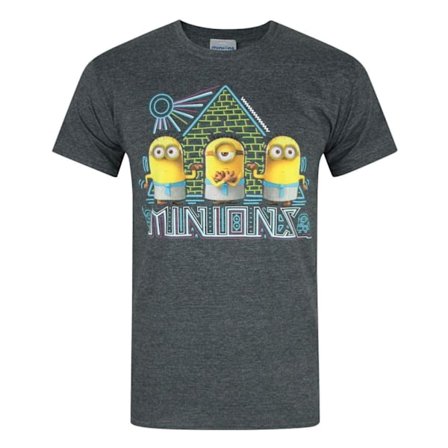 Minions Herr Egyptisk T-shirt S Charcoal