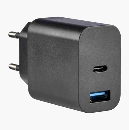 Biltema - Hurtiglader USB A + C 20 W