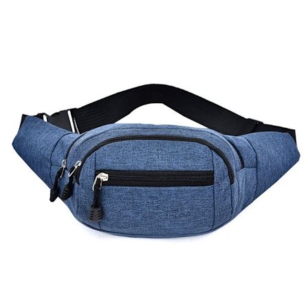 Midjeveske med flere rom 1-pakning blue