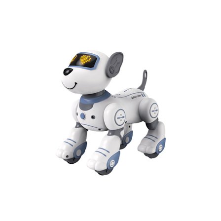Robot Hund Leksaker för Flickor Interaktiva Hund Leksaker FollowMe Robot Leksaker Intelligent Leksak Hund med Sång Dans -Vit