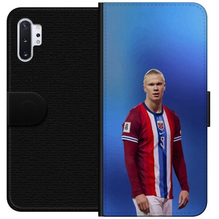 Kompatibelt Lommeboketui til Samsung Galaxy Note10+ Erling Haaland Manchester City Norge fotball angriper toppspiller utrolig målproduksjon kraftig ra