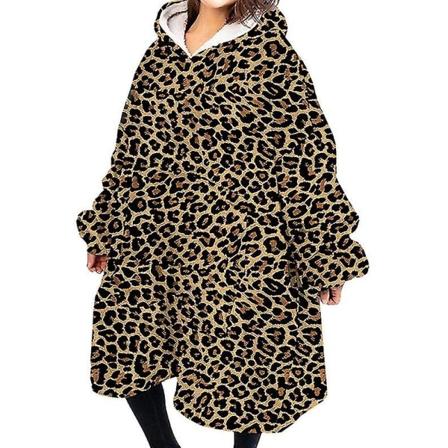 Aikuisten mallin hupparihuppari Super pehmeä lämmin puettava huppari, one size style 7