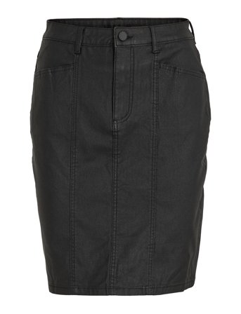 Vila | Vicommit Coated Hw Skirt/Bf | S