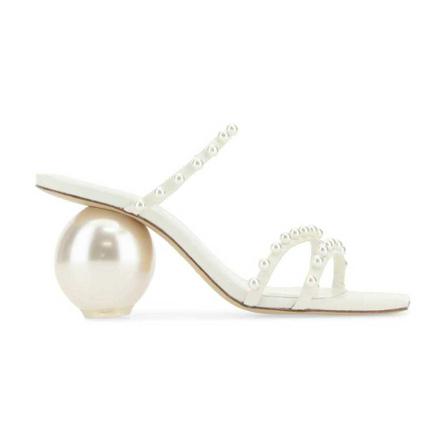 Cult Gaia, High Heel Sandals Wit, Dames, Maat:38 EU