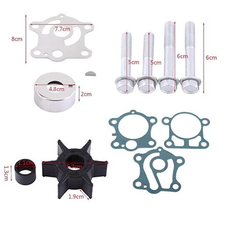 Korjaussarja vesipumpulle ja siipipyörälle Yamaha 40 50 hv:n perämoottoriin 1984-1994 6h4-w0078-00-00_MGF