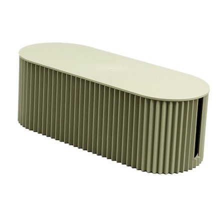 Nordisk Stikdåse Opbevaringsboks Ledning Kabel Opbevaringsboks Organizer Boks Stikdåse Trådløs WiFi Router Boks Beslag til Husholdning Grøn Lille 
