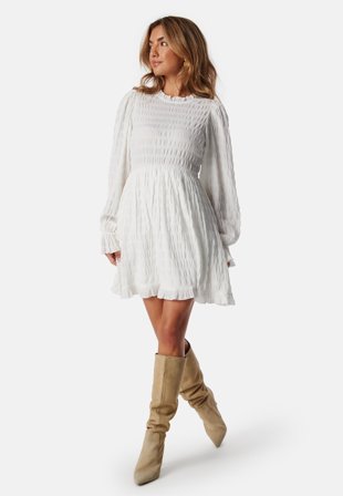 BUBBLEROOM-Frill Structured Dress-XL