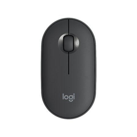 Logitech M350 Pebble trådløs mus med Bluetooth eller 2,4 GHz-modtager, lydløs, slank computermus med stille klik