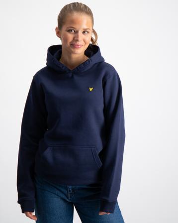 Lyle & Scott Classic OTH Hoody Fleece Blau Hoodies/Kapuzenpullover Mädchen - Kidsbrandstore