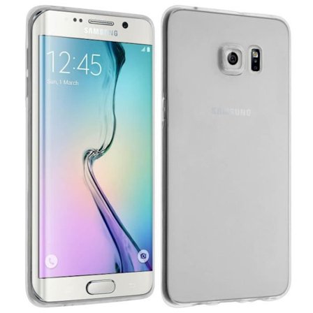 Coque - Andra Hud - Samsung Galaxy S6 Edge Plus - Ultra-tunn - Transparent - Silikon gel