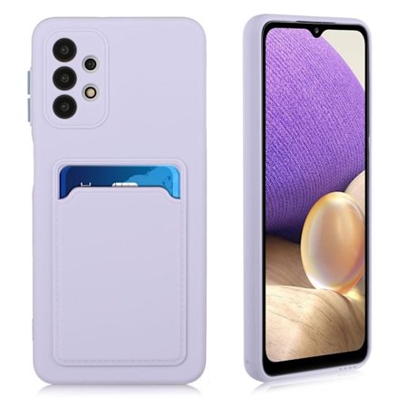 Card Holder Cover til Samsung Galaxy A72 5g - Lilla