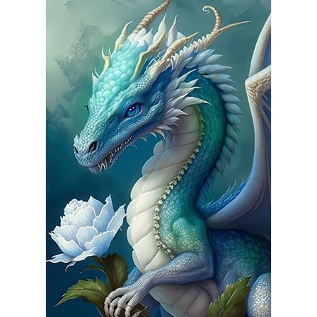 5D Diamantmaleri 30x40cm Drage O