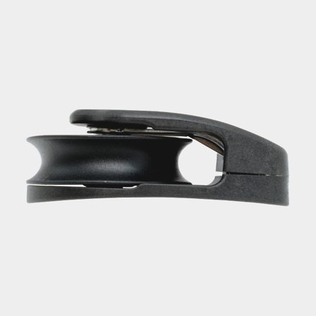 Bloque de cubierta Seldén PBB 60, montado en cubierta, con cojinete deslizante, con grillete en U, adecuado para cabos Ø10 - 14 mm