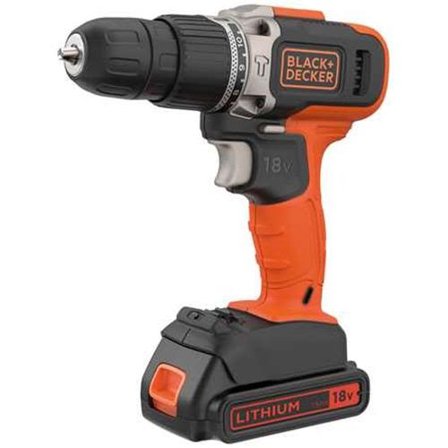 Black & Decker BCD003C2K-QW Slagskrutrekker med batteri og lader, Maskiner