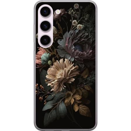 Samsung Galaxy S23 Gjennomsiktig deksel Blomster
