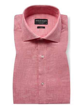 Bs Ant Lli Casual Modern Fit Shirt Red Bruun & Stengade