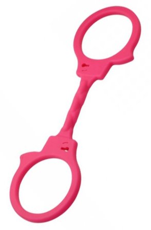 TOYZ4LOVERS Pinke Silikon-Handschellen