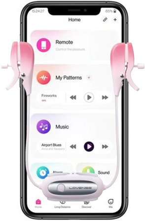 Lovense Gemini Vibrating Nipple Clamps - Woome.pl