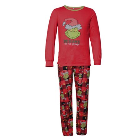 Jouluaiheiset perhepyjamat miehille, naisille, KLB