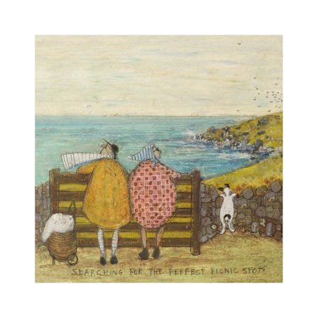 Sam Toft Searching For The Perfect Picnic Spot Print 40cm x 40c