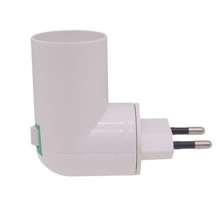 Skruekonverter E27 Pære Lys Base EU STIK EU STIK