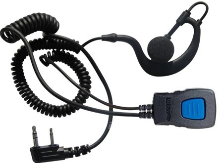 Lafayette Miniheadset Inre Öronmussla 3,5+2,5mm Vinklad Bredare Mellanrum