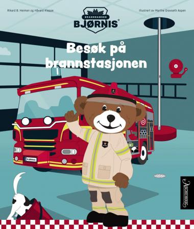 Besøk på brannstasjonen - Bok av Rikard B. Heimen & Håvard Kleppe - Hardback