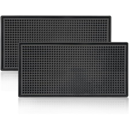 Barmatte Spildmatte til Hjemmebar Dekoration Holdbar Gummi 12"