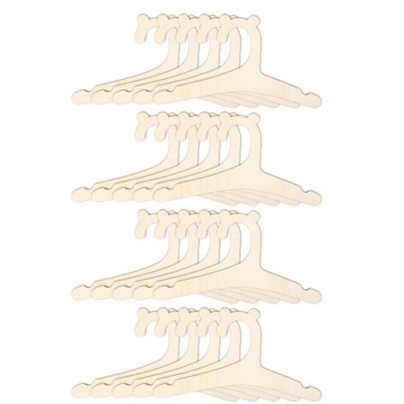 Træbøjler til Børn, 20 stk. Baby Bøjle til Tøj 9 tommer Børn Baby Toddler Børn Træbøjler, til Tøj & Bukser