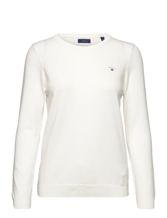 Cotton C-Neck White GANT