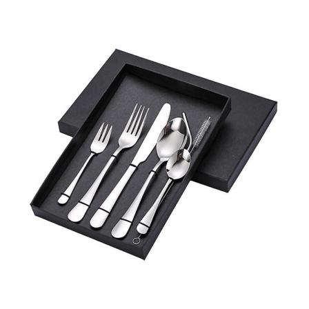 Set I Rostfritt Stål Om 7 St Silver