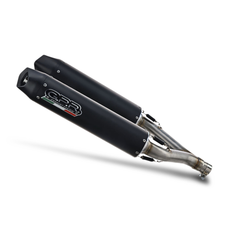 Slip-On Uitlaat G.P.R. Furore Zwart - Ducati 848 2007-2013