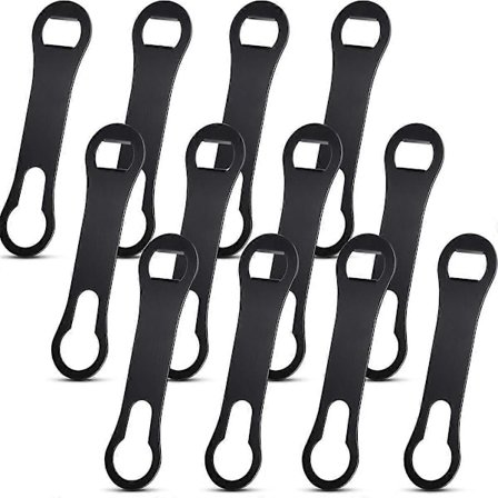 Oplukker og Hældetudsfjerner Flad Stang Nøgle Metal Bar Speed Oplukker Vin Oplukker (12 Stk)