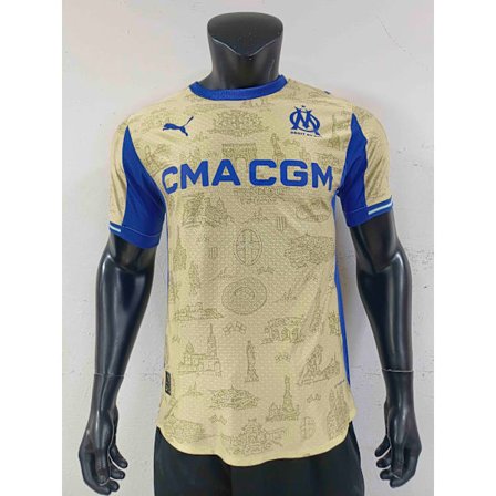 25-26 Marseille Tredje Spillertrøje Fodbold T-shirt S-3XL