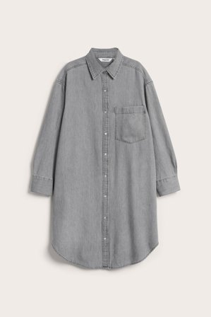 Kappahl | Jeansklänning | Silvergrå