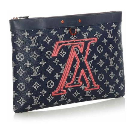 Louis Vuitton Vintage, Pre-owned Bag Blauw, Dames, Maat:ONE Size