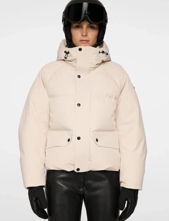 J. Lindeberg Lea Down Jacket - Cream - M