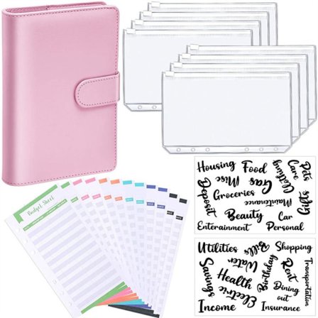 A6 Budget Perm Notebook Planner ROSA